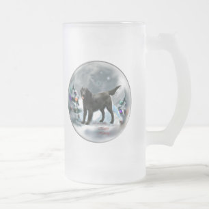 Weihnachtsgeschenke mit Flachbildschirm Mattglas Bierglas
