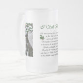 Weihnachtsgeschenke mit Flachbildschirm Mattglas Bierglas (Vorderseite Links)