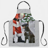 Weihnachtsgeschenke mit Flachbildschirm Schürze (Vorderseite)