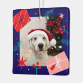 Weihnachtsgeschenke (mit Ihrem eigenen Foto) Keram Keramikornament (Links)