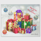 Weihnachtsgeschenke mit Ihren Wünschen, Persönlich Geschenkpapier (Flach)