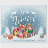 Weihnachtsgeschenke mit Ihren Wünschen, Persönlich Geschenkpapier (Flach)