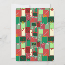 Weihnachtsgeschenke mit Ribbons und Bows Einladung