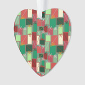 Weihnachtsgeschenke mit Ribbons und Bows Ornament (Vorderseite)