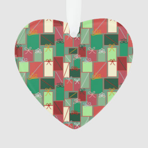 Weihnachtsgeschenke mit Ribbons und Bows Ornament