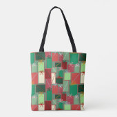 Weihnachtsgeschenke mit Ribbons und Bows Tasche (Rückseite)