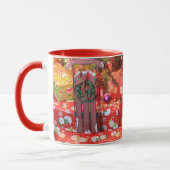 Weihnachtsgeschenke mit Schlitten-TASSE Tasse (Links)