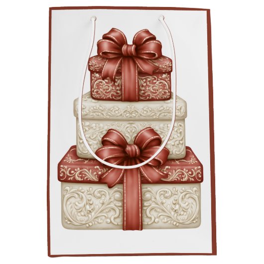 Weihnachtsgeschenke Mittlere Geschenktüte (Vorderseite)