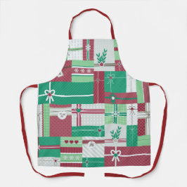 Weihnachtsgeschenke Mosaik Weihnachtsdesign Schürze