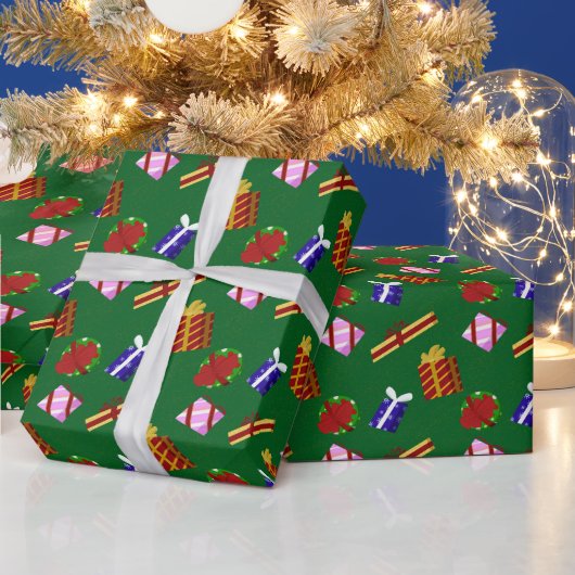 Weihnachtsgeschenke Muster Geschenkpapier (Feiertage)