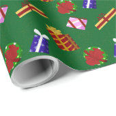 Weihnachtsgeschenke Muster Geschenkpapier (Rolleneckpunkt)