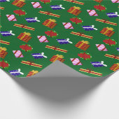 Weihnachtsgeschenke Muster Geschenkpapier (Ecke)