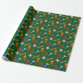 Weihnachtsgeschenke Muster Geschenkpapier (Ungerollt)