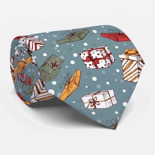 Weihnachtsgeschenke Muster Krawatte (Gerollt)