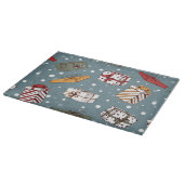 Weihnachtsgeschenke Muster Schneidebrett (Ecke)