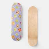 Weihnachtsgeschenke Muster Skateboard (Vorderseite)