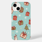 Weihnachtsgeschenke Muster TelefonCase Case-Mate iPhone Hülle (Rückseite)