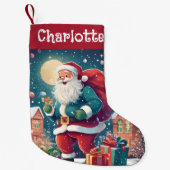 Weihnachtsgeschenke | Name der Kinder Kleiner Weihnachtsstrumpf (Vorderseite)