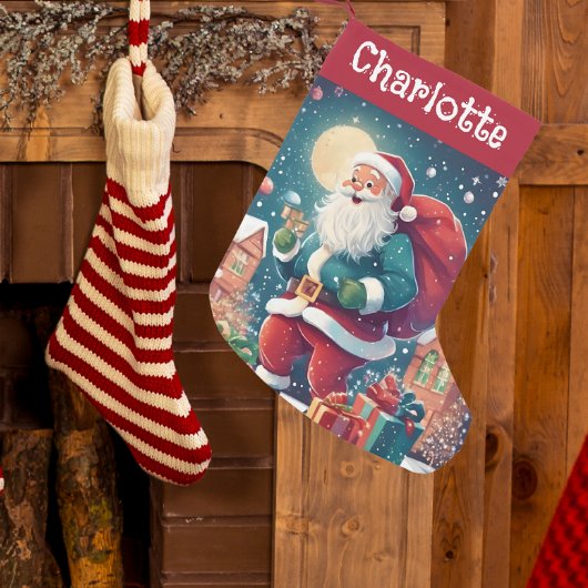 Weihnachtsgeschenke | Name der Kinder Kleiner Weihnachtsstrumpf