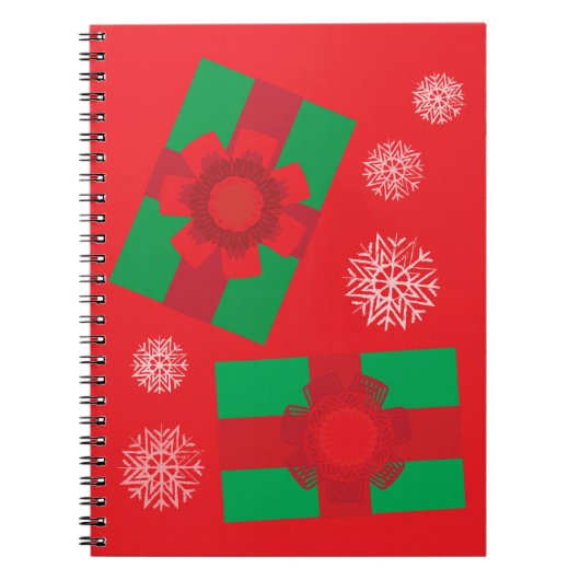 Weihnachtsgeschenke Notizblock (Vorderseite)