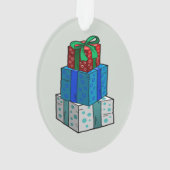Weihnachtsgeschenke Ornament (Rückseite)