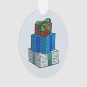 Weihnachtsgeschenke Ornament (Vorderseite)
