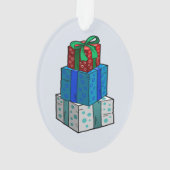 Weihnachtsgeschenke Ornament (Rückseite)