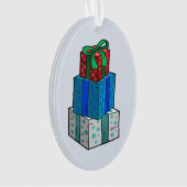 Weihnachtsgeschenke Ornament (Vorderseite)