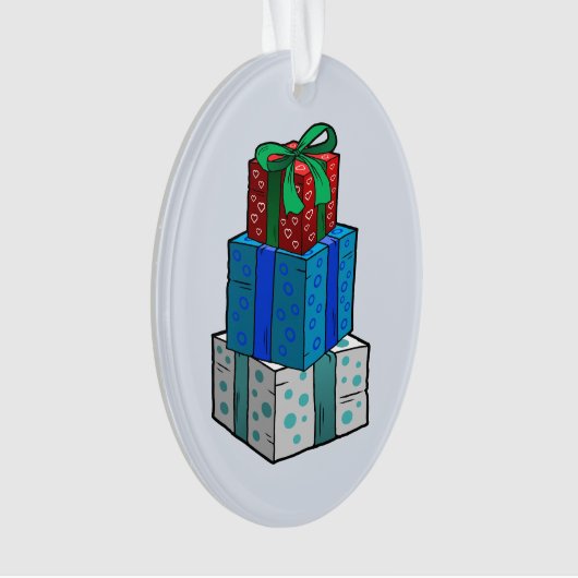 Weihnachtsgeschenke Ornament (Vorderseite)