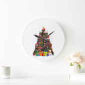 Weihnachtsgeschenke pajama rottweiler große wanduhr (Zuhause)