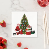 Weihnachtsgeschenke Papier Serviette (Beispiel)