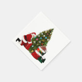 Weihnachtsgeschenke Papier Serviette (Ecke)