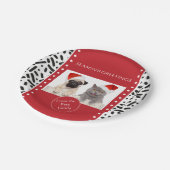 Weihnachtsgeschenke Pappteller (Schrägansicht)