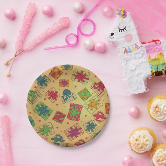 Weihnachtsgeschenke Pappteller (Party)