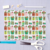 Weihnachtsgeschenke Parcels präsentiert Muster bun Seidenpapier (Handwerk)