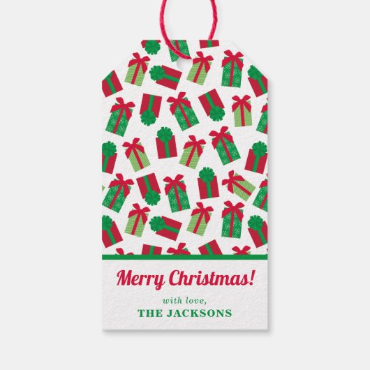 Weihnachtsgeschenke Personalisiert Geschenkanhänger (Rückseite)