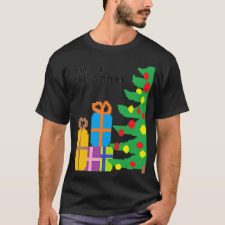 Weihnachtsgeschenke Pixel T-Shirt