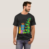 Weihnachtsgeschenke Pixel T-Shirt (Vorne ganz)
