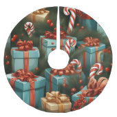 Weihnachtsgeschenke Polyester Weihnachtsbaumdecke (Vorderseite)