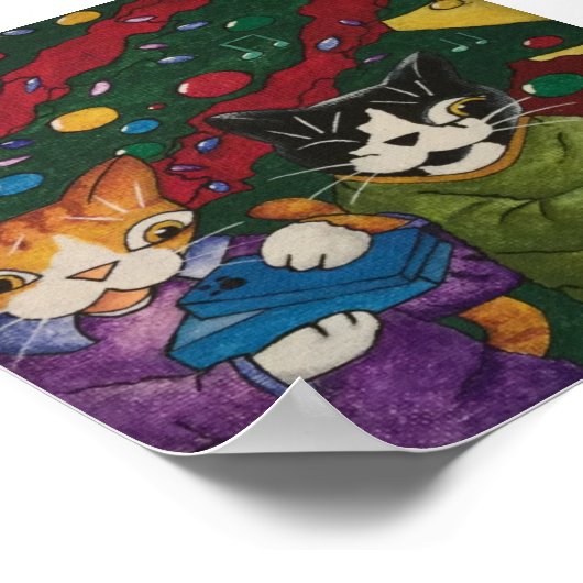 Weihnachtsgeschenke Poster (Ecke)