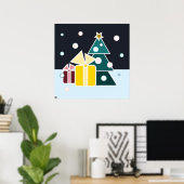 Weihnachtsgeschenke Poster (Heimbüro)