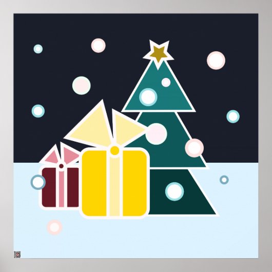 Weihnachtsgeschenke Poster (Vorne)
