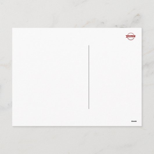 Weihnachtsgeschenke Postkarte (Rückseite)