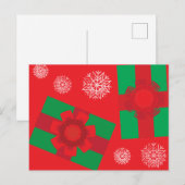 Weihnachtsgeschenke Postkarte (Vorne/Hinten)