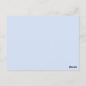 Weihnachtsgeschenke Postkarte (Rückseite)