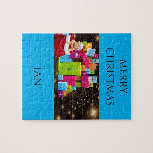 Weihnachtsgeschenke/Puppy-Puzzle. Puzzle (Horizontal)