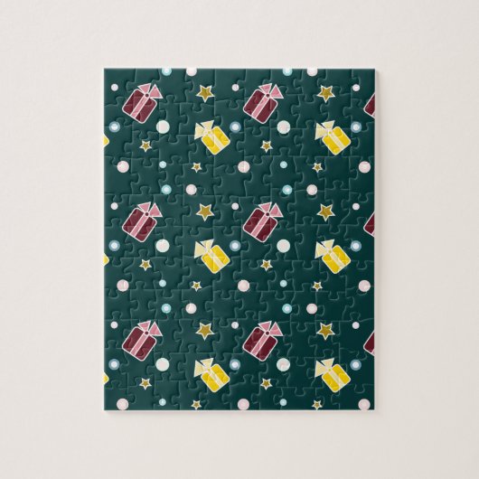 Weihnachtsgeschenke Puzzle (Vertikal)