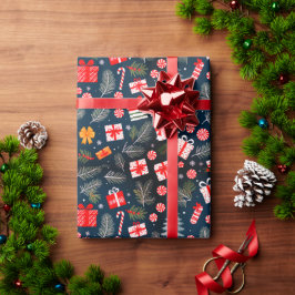Weihnachtsgeschenke Ribbon Blume Geschenkpapier