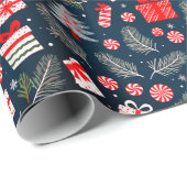 Weihnachtsgeschenke Ribbon Blume Geschenkpapier (Rolleneckpunkt)