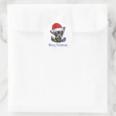 Weihnachtsgeschenke Runder Aufkleber (Tasche)
